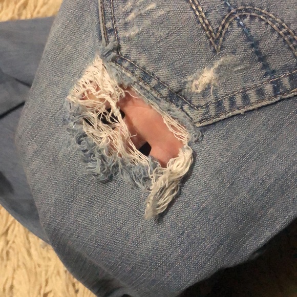 AE Skinny Jean-Heavily Distressed-Sz 4R - Picture 10 of 16